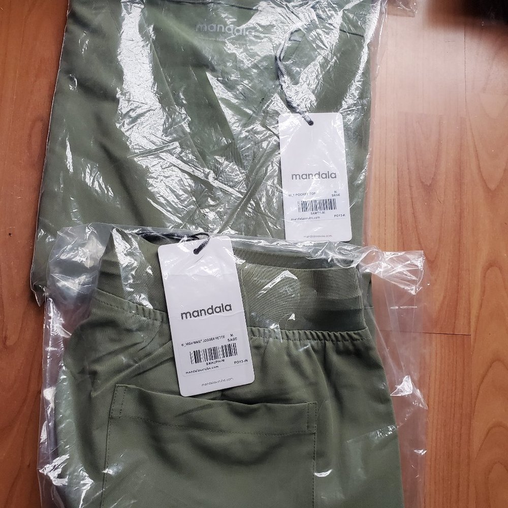 Mandala Sage Scrub Set